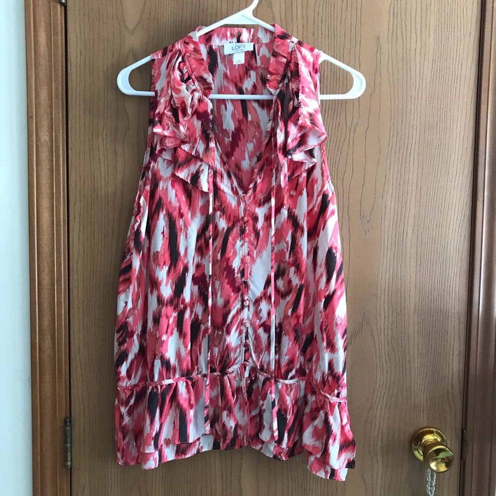 Loft Silk Blouse - size med